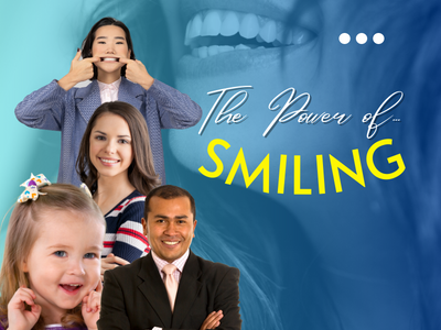 The power of smiling...it really can help improve your health and happiness.